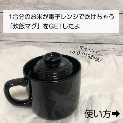 ダイソー 安い 1 合 炊き マグ