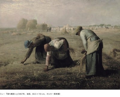 ミレー 絵画 落ち葉拾い ジャン・フランソワ・ミレー「落穂拾い」3号～100号プリハード