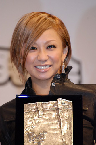 倖田來未の画像 写真 倖田と亀梨が2年連続ベストジーニスト受賞