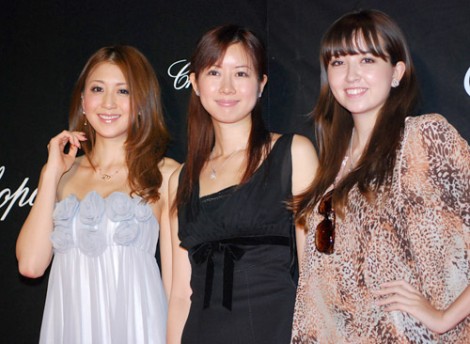 ショパール旗艦店『Chopard Ginza Boutique』のレセプションパーティーに出席した渡香奈、藤本恵理子、Ikumi　