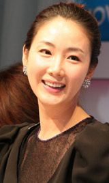 韓国ドラマ『スターの恋人』WOWOW放送記念来日記者会見に出席したチェ・ジウ　