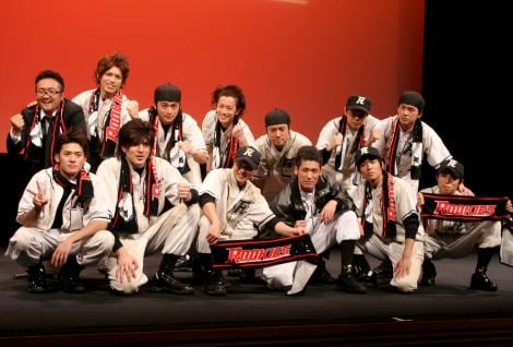 映画『ROOKIES−卒業−』の完成披露試写会が行われ新生ニコガク野球部メンバーが勢揃いした　