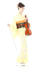 170cmの長身、09年度ミス日本「ミス着物」受賞の美貌を持つ松本蘭　