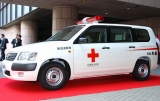 贈呈された、70台目 献血運搬車『大鵬号』　（C）ORICON DD inc.　