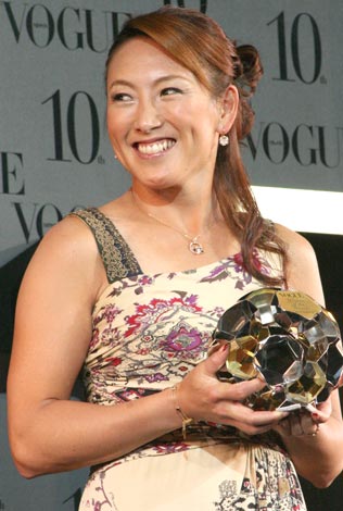 第5回『VOGUE NIPPON Women of the Year 2009 ＆ Decade 2009』に出席した、杉山愛　（C）ORICON DD inc.　