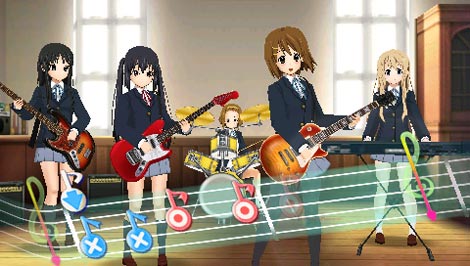 アニメ けいおん が初のゲーム化 3dモデルの美少女キャラを操ってバンド演奏を体験 Oricon News