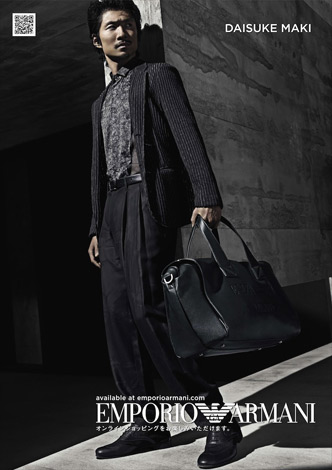 ファッションブランド「エンポリオ アルマーニ」のイメージモデルに2年連続起用されたEXILE・眞木大輔　