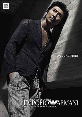 ファッションブランド「エンポリオ アルマーニ」のイメージモデルに2年連続起用されたEXILE・眞木大輔　