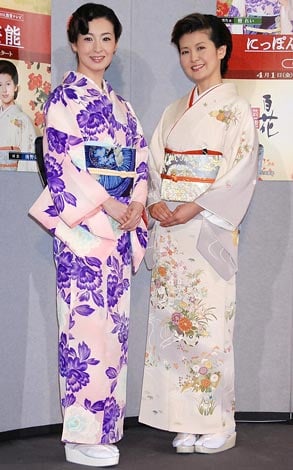 画像 写真 檀れい 南野陽子 艶やかな着物姿を褒め合い 2枚目 Oricon News