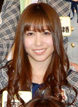 日本テレビ系新番組『なるほど！ ハイスクール』の会見に出席したAKB48・河西智美　