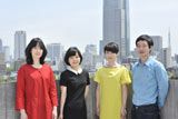 『東京オアシス』に出演する（左から）黒木華、小林聡美、原田知世、加瀬亮　