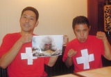 “旅猿”の東野幸治（左）と岡村隆史 
