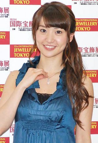 『第23回 日本ジュエリーベストドレッサー賞』表彰式に出席した、AKB48の大島優子　（C）ORICON DD inc. 