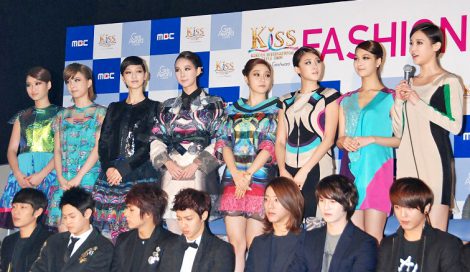 初の日韓合同ファッションイベント『Kiss（KOREAN INTERNATIONAL STYLE SHOW）』の記者会見に出席したNine Muses　（C）ORICON DD inc. 