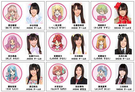 AKB48初のTVアニメ『AKB0048』主演声優オーディション合格者9