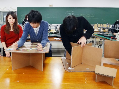 画像 写真 大工大の学生 段ボール家具で復興支援 今できる支援をしたい 2枚目 Oricon News