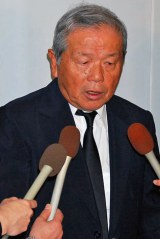 小野ヤスシさんの通夜に参列した左とん平　（C）ORICON DD inc. 