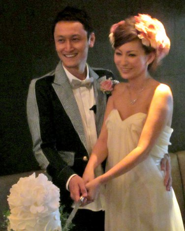6月11日に行われた真山景子＆元俳優・北村栄基さんの結婚パーティーの模様 