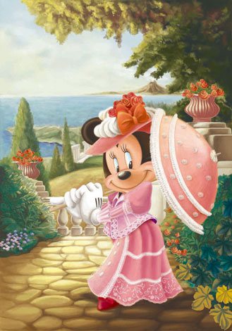 サムネイル 店内に飾られるミニーマウスの絵画（イメージ）（C）Disney 