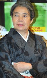 映画『わが母の記』ブルーレイ＆DVD発売記念イベントに出席した（左から）樹木希林　（C）ORICON DD inc. 