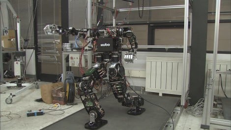 アシモの強力なライバル? 人工知能はアメリカ製の、韓国製二足歩行人型ロボット「ヒューボ」(C)NHK 