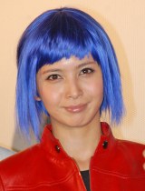 主人公・草薙素子のレザー衣装で登場した加藤夏希　（C）ORICON NewS inc. 