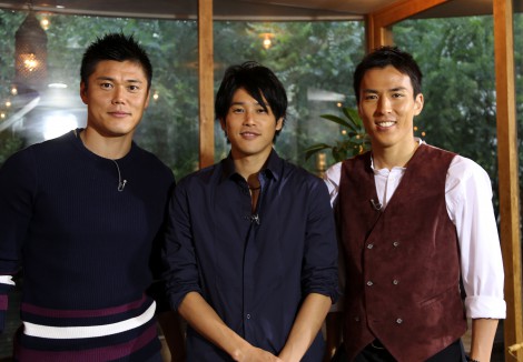 サッカー日本代表の（左から）川島永嗣、内田篤人、長谷部誠（C）NHK 