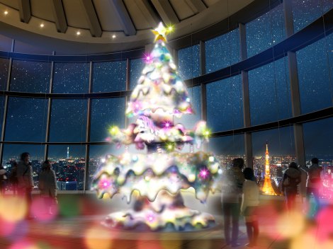 スペシャルディナーも 六本木ヒルズ展望台に大型クリスマスツリー 最新ニュース Eltha エルザ