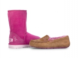 UGG �s���N�J���[�̃u�[�c�W�J�`�s���N���{���^�����T�|�[�g 