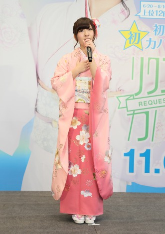 画像 写真 Akb岩佐美咲 ピンクの着物姿で名曲熱唱 3枚目 Oricon News