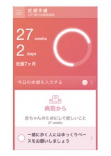 妊婦のサポートアプリ『妊婦手帳』 