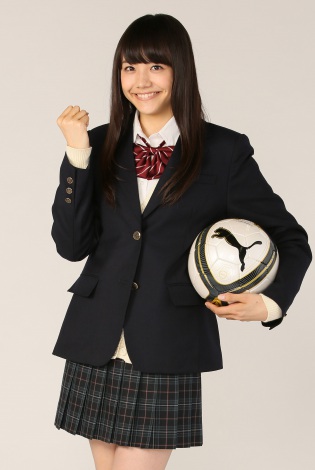 松井愛莉 高校サッカー 9代目応援マネージャーに就任 Oricon News