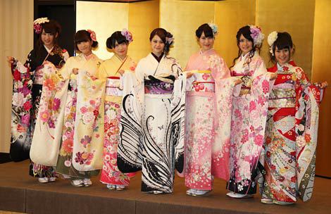 画像 写真 過去最多26人 Akb48グループ成人式に振袖メンバーが咲く Nmb48山本彩は 戦国basara の濃姫を意識 5枚目 Oricon News