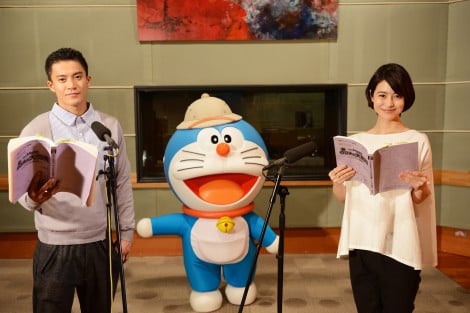 小栗旬と夏目三久アナが3月公開の映画『ドラえもん』で声優出演！ 