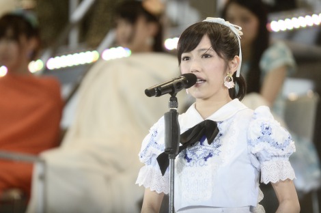 『第6回AKB48選抜総選挙』で悲願の1位に輝いた渡辺麻友　（C）AKS 