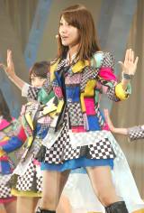 『KYORAKU SURPRISE FESTIVAL 2014』スペシャルステージにAKB48“チームサプライズ”として登場した大島優子　（C）ORICON NewS inc. 