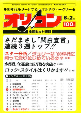 オリコン】『全国ヒット速報』幻の創刊号が復刻 | ORICON NEWS