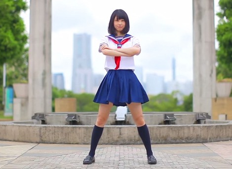 動画info 妖怪ウォッチの ようかい体操第一 を踊る女子高生が可愛いと話題 Oricon News