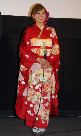 平愛梨の画像 写真 平愛梨 華やかな着物姿で魅了 枚目 Oricon News