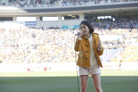 画像 写真 大原櫻子 高校サッカー決勝で涙の歌唱 全てをかけました 1枚目 Oricon News