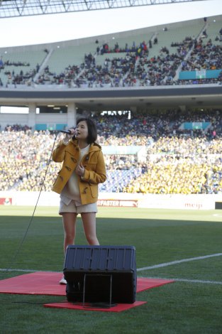 画像 写真 大原櫻子 高校サッカー決勝で涙の歌唱 全てをかけました 4枚目 Oricon News