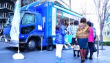 1月19日は“いいくちの日”  歯磨き体験車が都内に登場