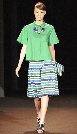 初開催された大人女性向けビューティーイベント『東京ミュゼ』ファッションショー　【TARA JARMON stage】壇原彩　写真：鈴木かずなり） 