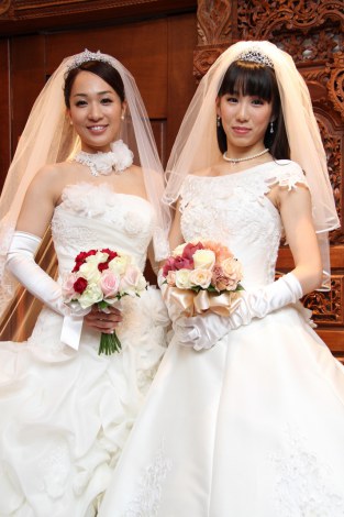 同性婚 一ノ瀬文香 杉森茜が挙式 婚姻届は 今週中に出しに行く Oricon News