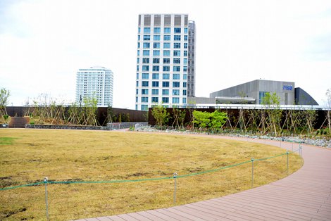 24日にオープンする「二子玉川ライズ・ショッピングセンターテラスマーケット」が公開　屋上には芝生広場 （C）oricon ME inc. 