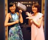 『アベンジャーズ200%ホットトイズ』プレスプレビューに出席した(左から)小島瑠璃子、小林麻耶 (C)ORICON NewS inc. 