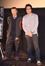 ドキュメンタリー映画『ジョーのあした -辰吉丈一郎との20年-』舞台あいさつに出席した(左から)辰吉丈一郎、阪本順治監督 (C)ORICON NewS inc. 