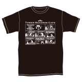 wXk[s[ ~ TOWER RECORDS CAFE T-shirt 2015(ubN)x(Ŕi:3000~) (C)2015 Peanuts Worldwide LLC www.snoopy.co.jp 