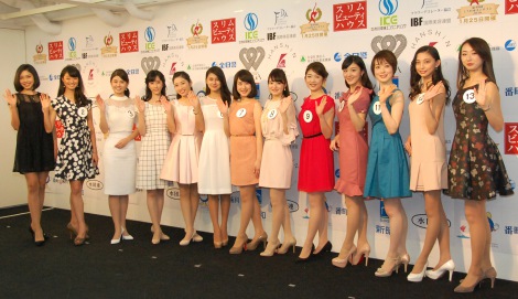 画像 写真 ミス日本 最終候補者13名お披露目 おりも政夫長女 リベンジしたい 15枚目 Oricon News