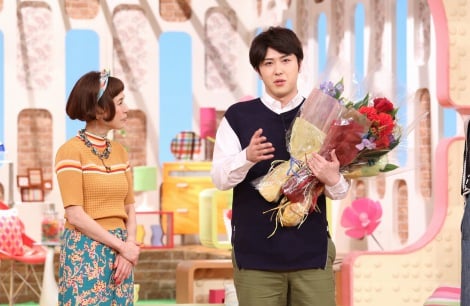 尾上松也が26日をもって、日本テレビ系トーク番組『メレンゲの気持ち』（毎週土曜　正午）を卒業 （C）日本テレビ 